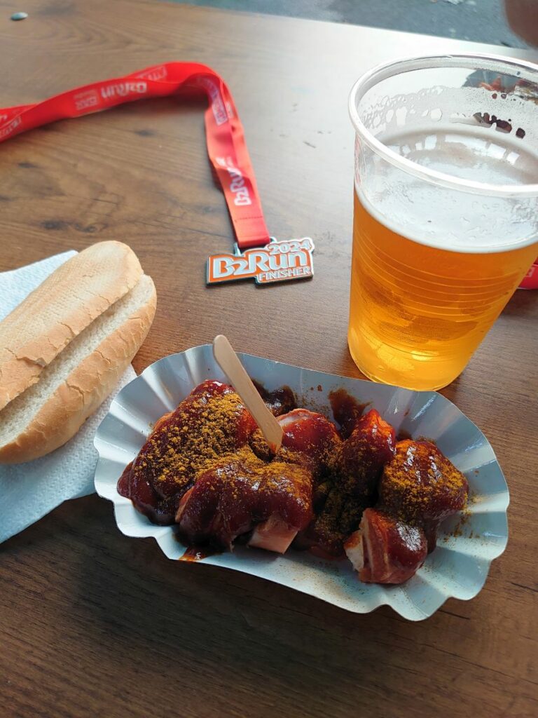 B2Run 2024 Berlin Currywurst und Bier