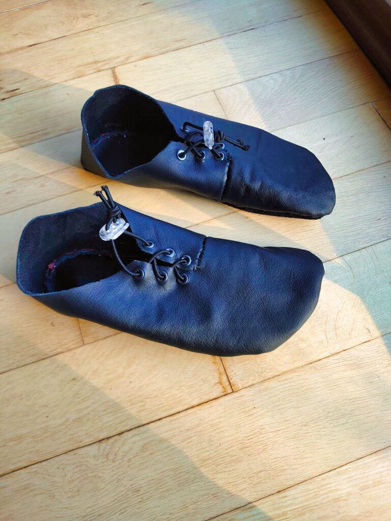Fertig gewendete Wendeschuhe
