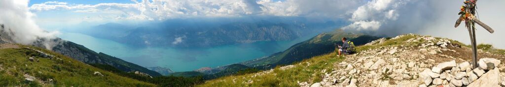 Der Gardasee in voller Länge